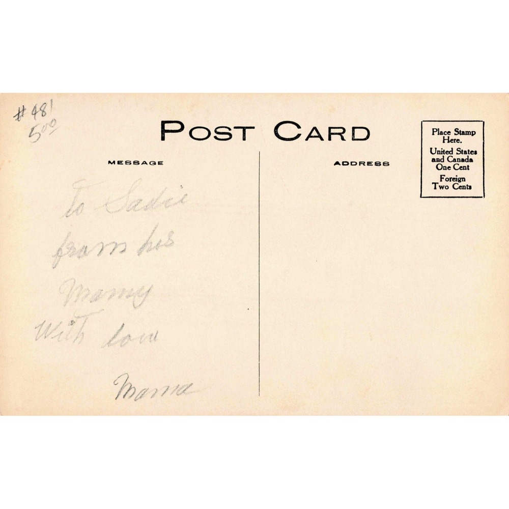 Vintage Yours Truly From Head to Foot Baby Postcard Rochester Photo Press - Picture 2 of 2